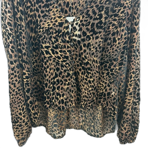 Free People Wild Dreams Printed Blouse NWT Size Medium - Picture 9 of 16